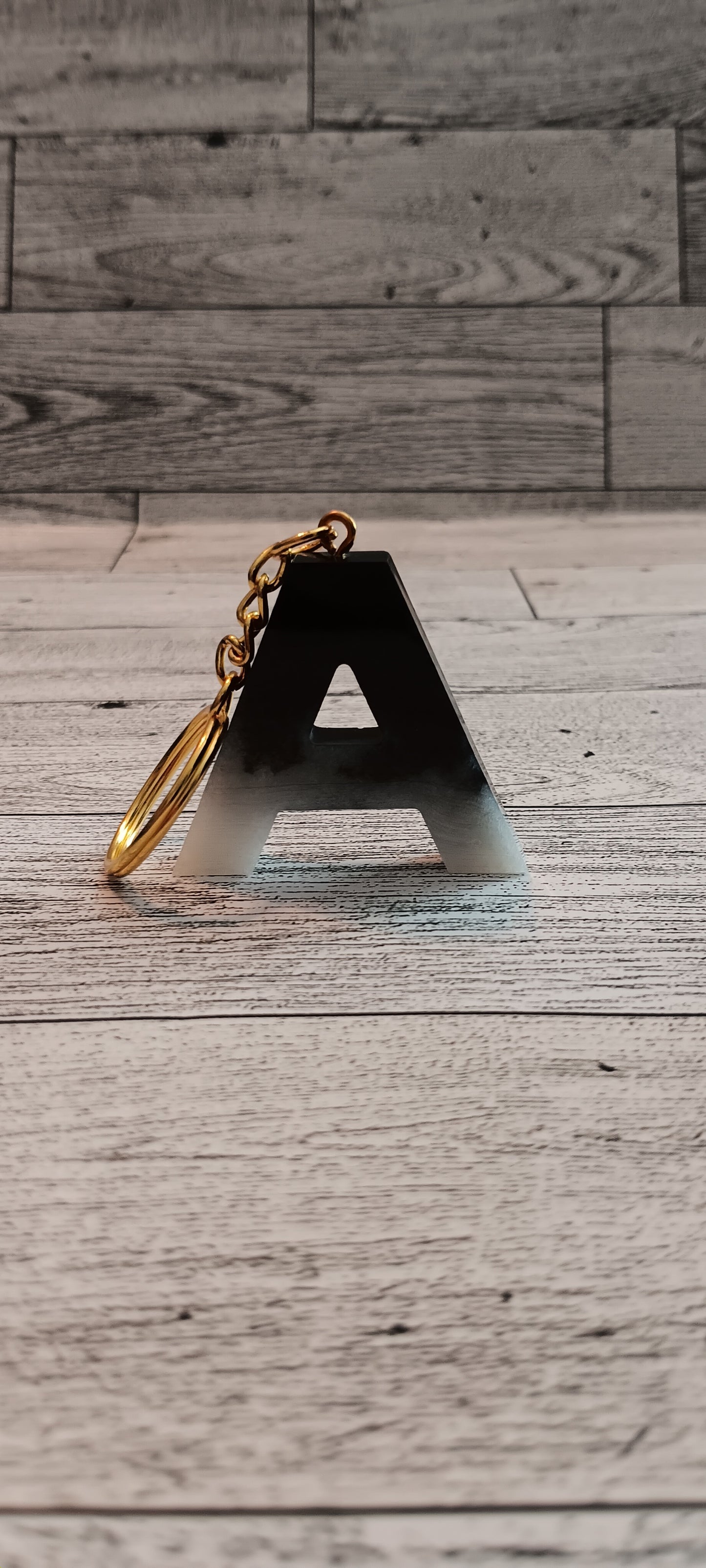 Black and White A Keychain