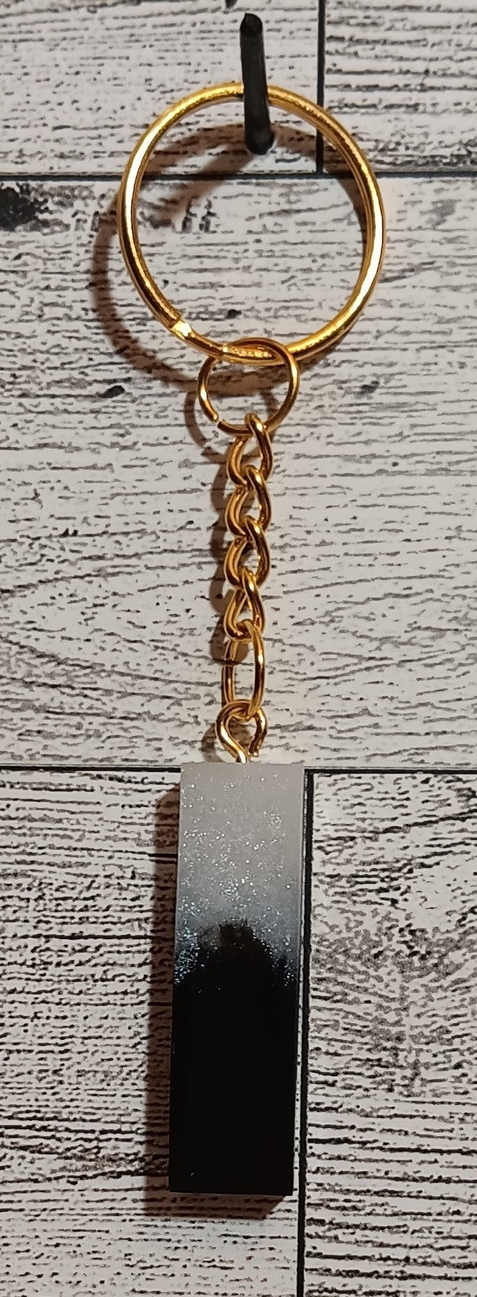 Black and White I Keychain