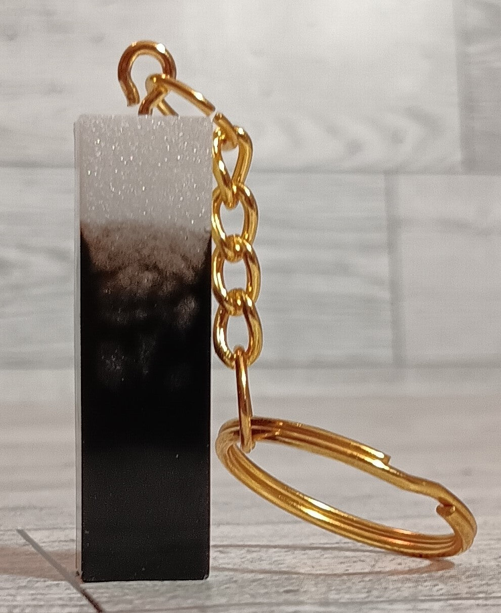 Black and White I Keychain