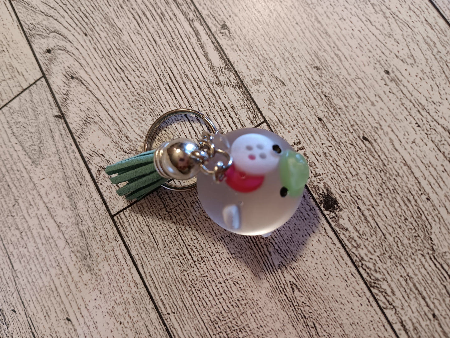 Button Bear keychain