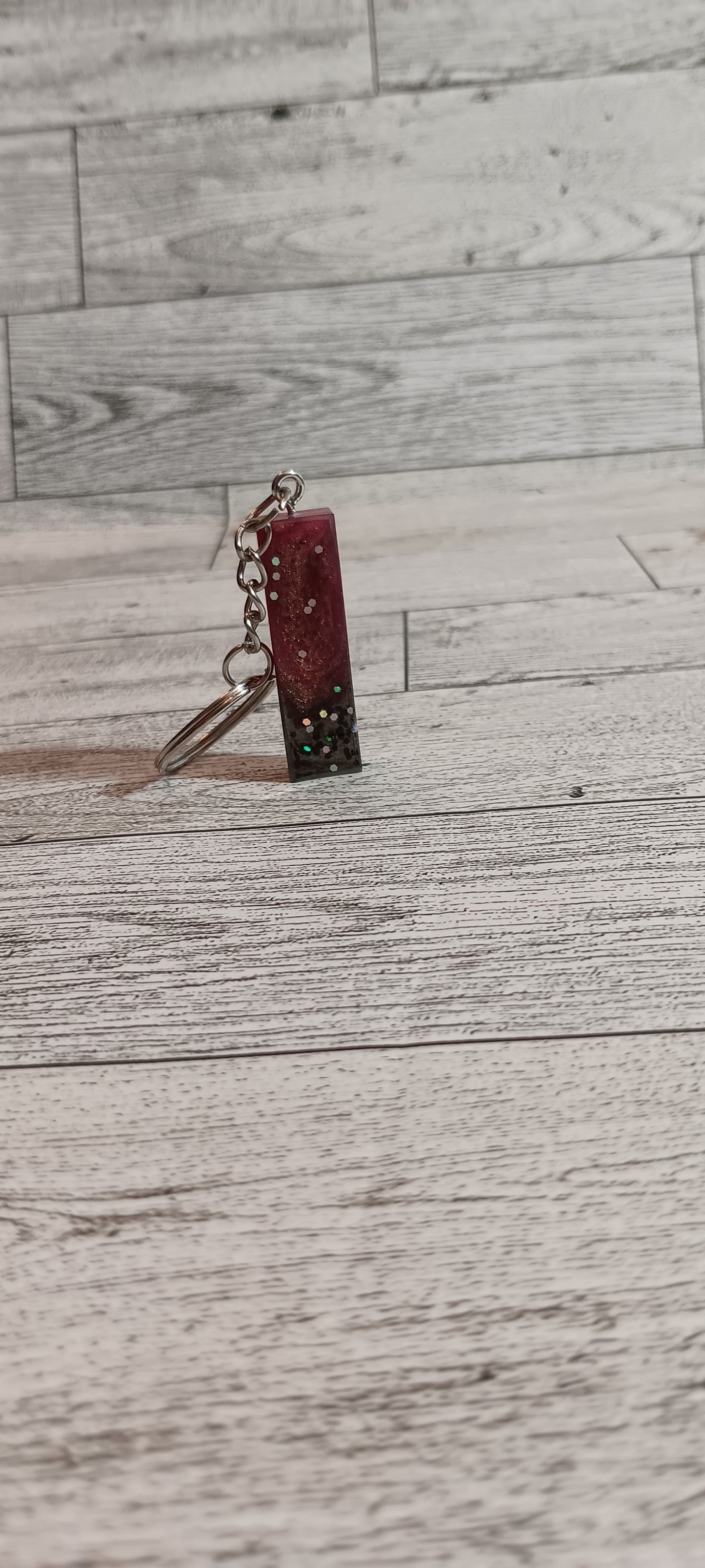 Rose Gold and Black I Keychain