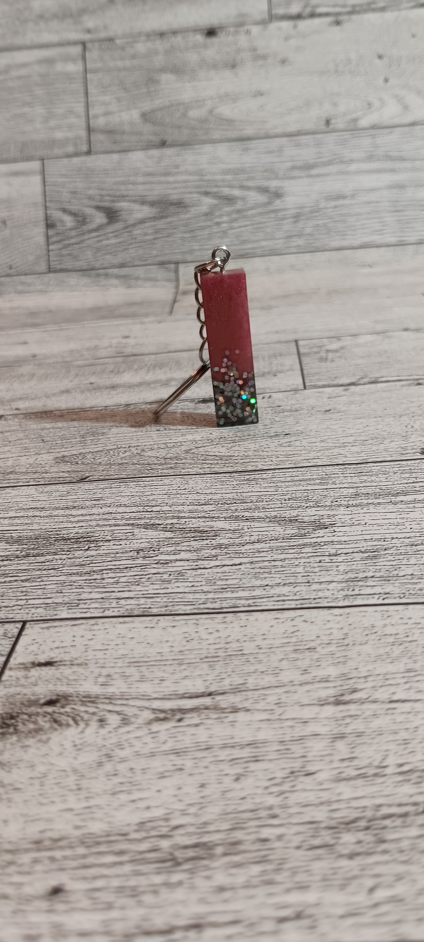 Rose Gold and Black I Keychain