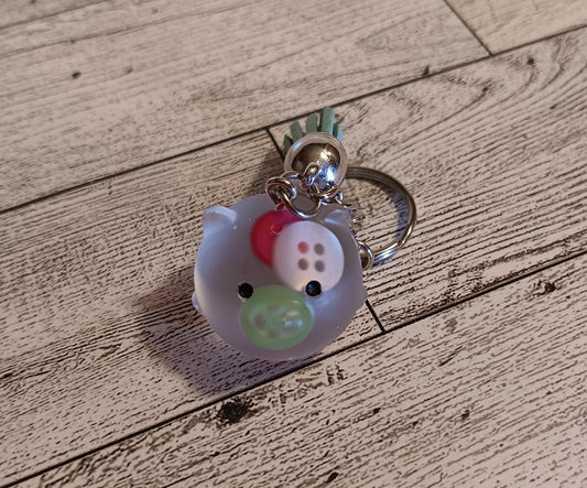 Button Bear keychain