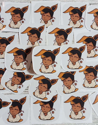 Pokemon Eevee Human Sticker