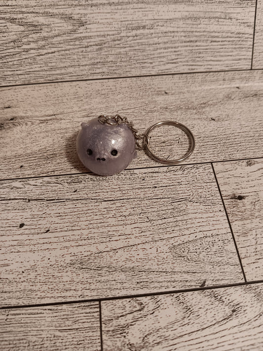 Silver Piglet Keychain